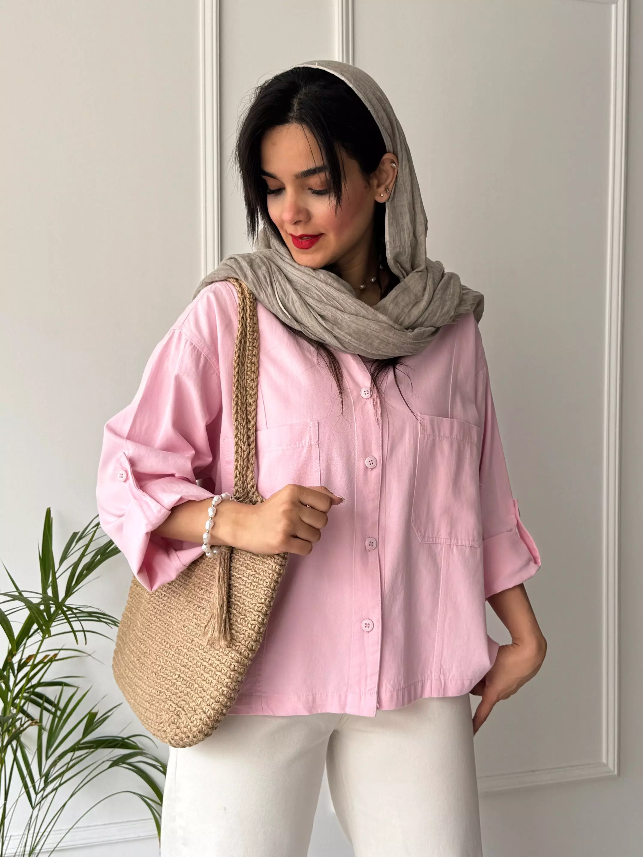 مانتو کتان ژینا